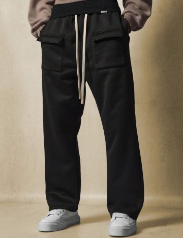 Pantaloni de trening Shein, negru