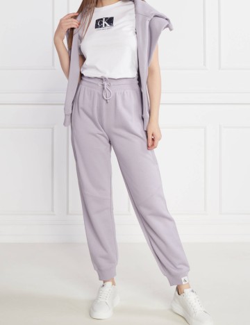Pantaloni de trening Calvin Klein, mov