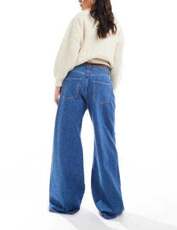 Jeans ASOS, albastru