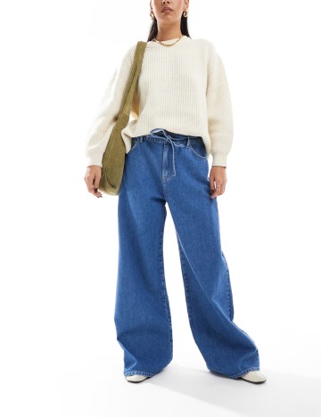 Jeans ASOS, albastru