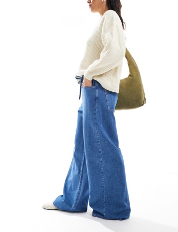 Jeans ASOS, albastru