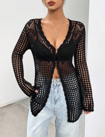 Cardigan Shein, negru