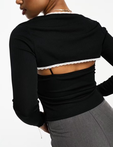 Bolerou ASOS, negru