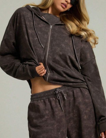 Hanorac Cu Fermoar Shein, mix culori