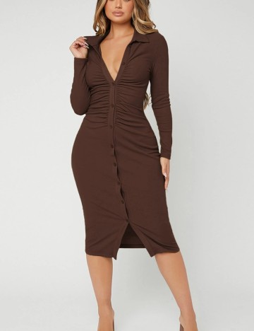 Rochie midi Shein, maro