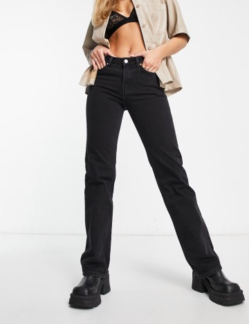 Jeans WEEKDAY, negru