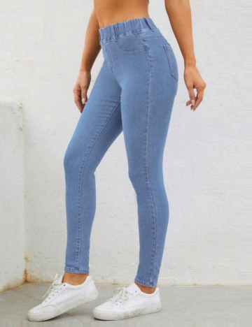 Jeans Shein, albastru