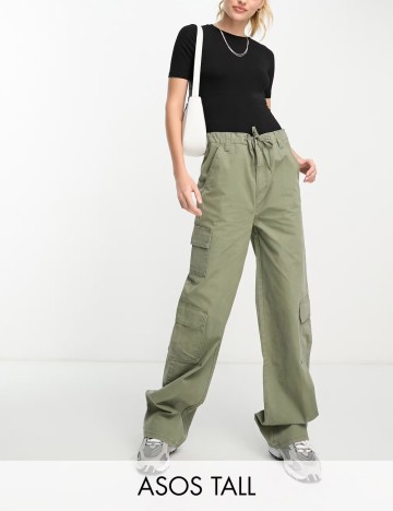 Pantaloni cargo ASOS, bej