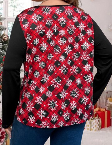 Bluză Shein Curve+, mix culori