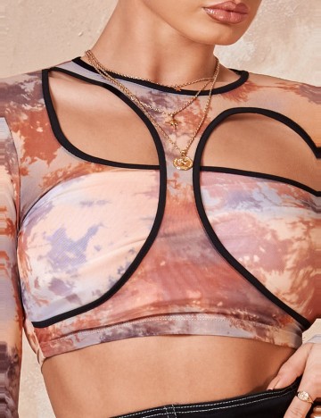 Top Shein, mix culori