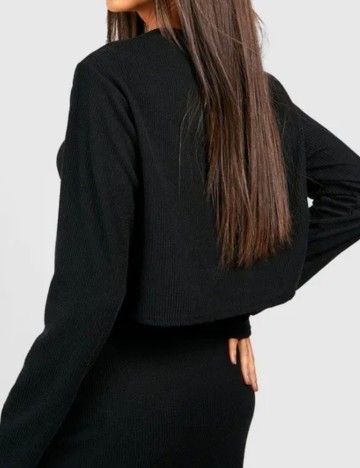 Bluză Boohoo, negru