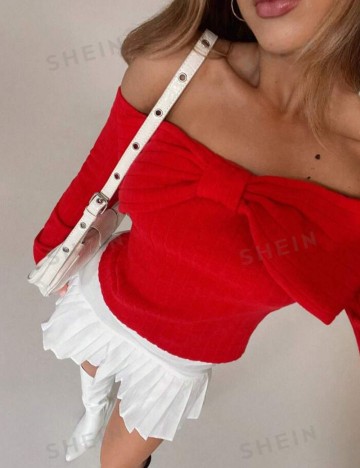 Bluză Shein, roșu