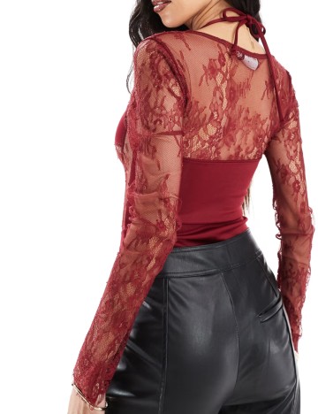 Body ASOS, vișiniu