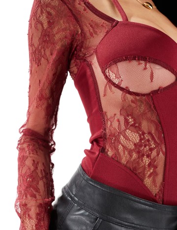 Body ASOS, vișiniu