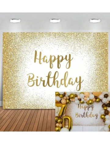 Banner personalizabil pentru petrecere Shein, alb