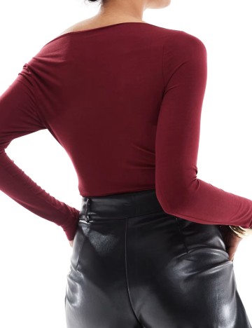 Bluză Shein, vișiniu