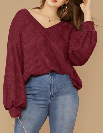 Bluză Shein, vișiniu