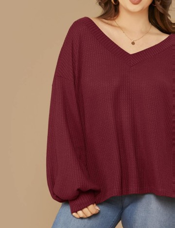 Bluză Shein, vișiniu