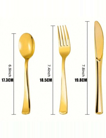 Set Tacâmuri Shein, auriu