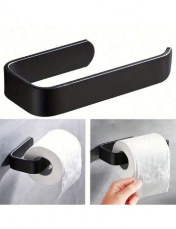Suport pentru hârtie igienică Shein, negru