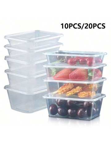 Set caserole de unică folosință Shein, transparent