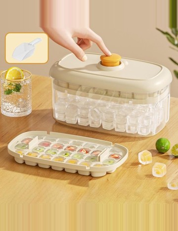 Forma pentru cuburi de gheata Shein, bej