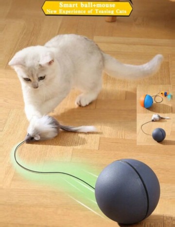 Jucărie interactivă pentru pisici Shein, mix culori