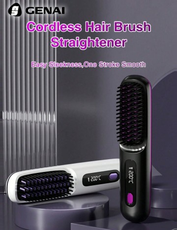 Perie de îndreptat părul Shein, negru