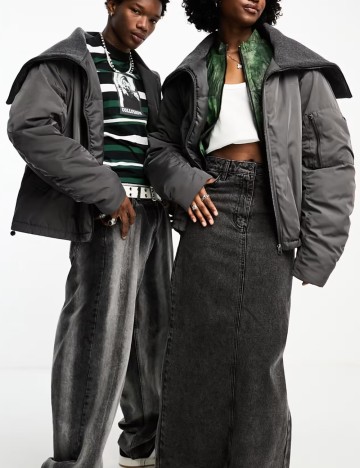 Geacă Collusion, gri