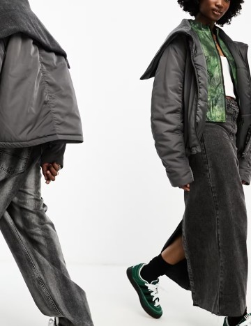 Geacă Collusion, gri