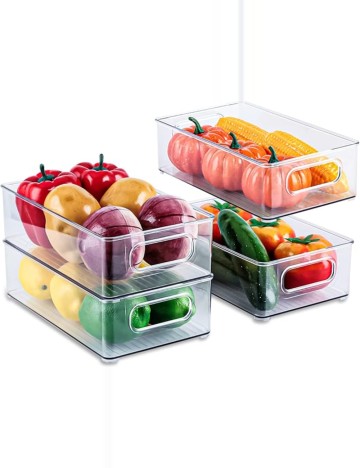 Organizator reglabil pentru frigider Shein, transparent