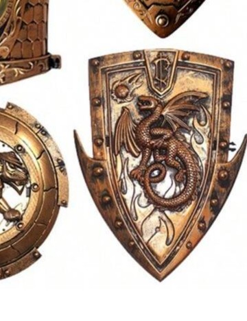 Scut de jucărie Shein, bronz