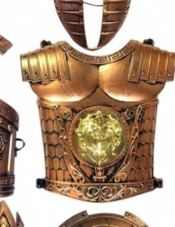 Armură de jucărie Shein, bronz