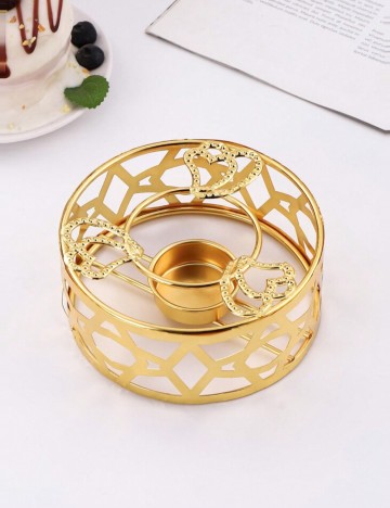 Suport lumânare Shein, auriu