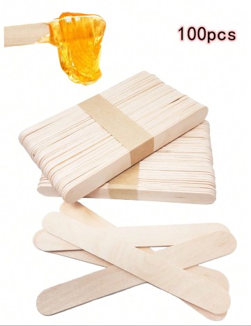 Set bețe pentru ceară Shein, maro