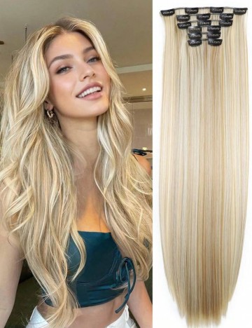 Set extensii Shein, galben