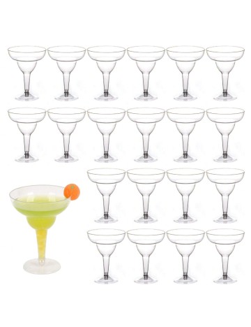 Set pahare de plastic Shein, transparent