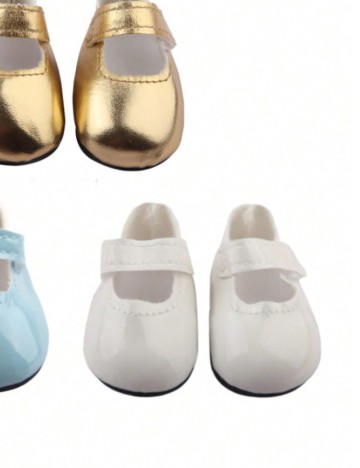 Papuci pentru păpuși Shein, alb