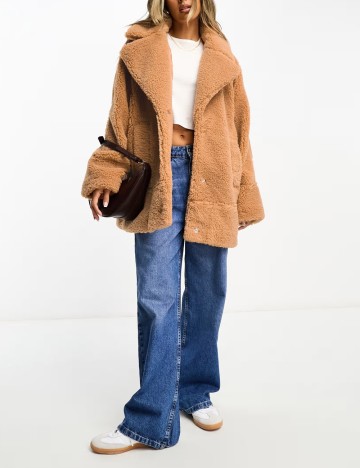 Palton ASOS, cărămiziu