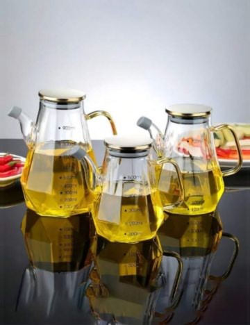 Recipient pentru ulei Shein, transparent