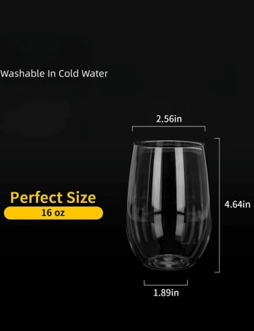 Set pahare Shein, transparent