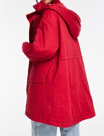 Geacă ASOS, roșu