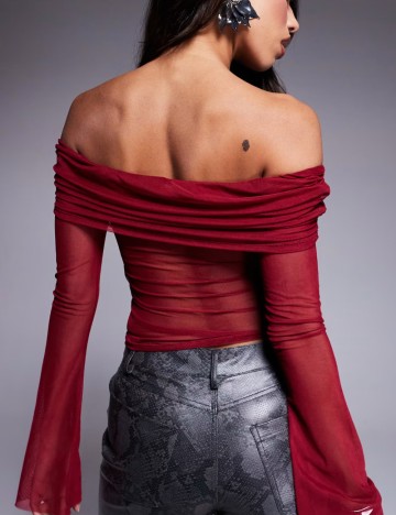 Bluză ASOS, vișiniu