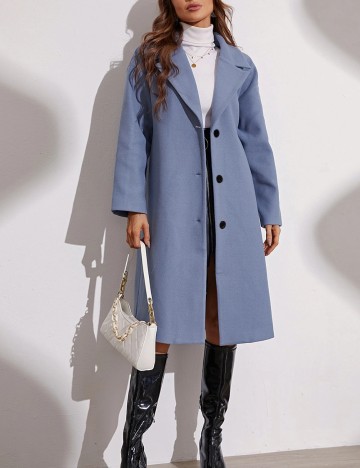 Palton Shein, albastru