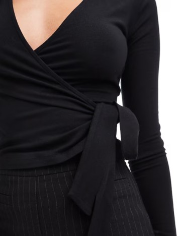 Bluză Miss Selfridge, negru