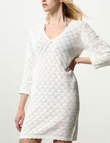 Rochie mini Lefties, alb