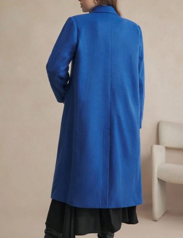 Palton Shein Curve+, albastru