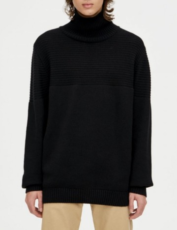 Pulover Pull&Bear, negru
