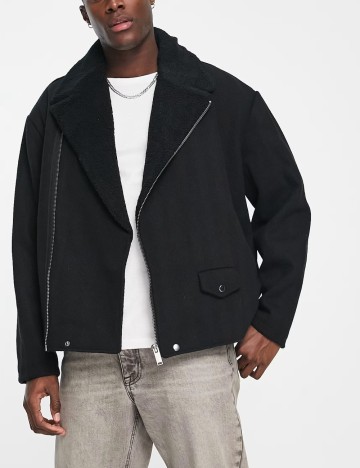 Jachetă ASOS, negru