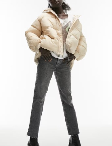 Geacă Topshop, crem